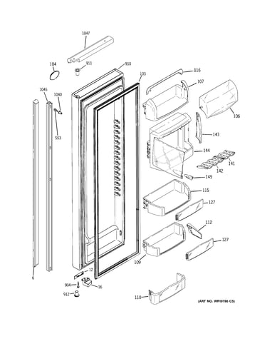Fresh food door
