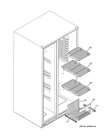 Freezer shelves