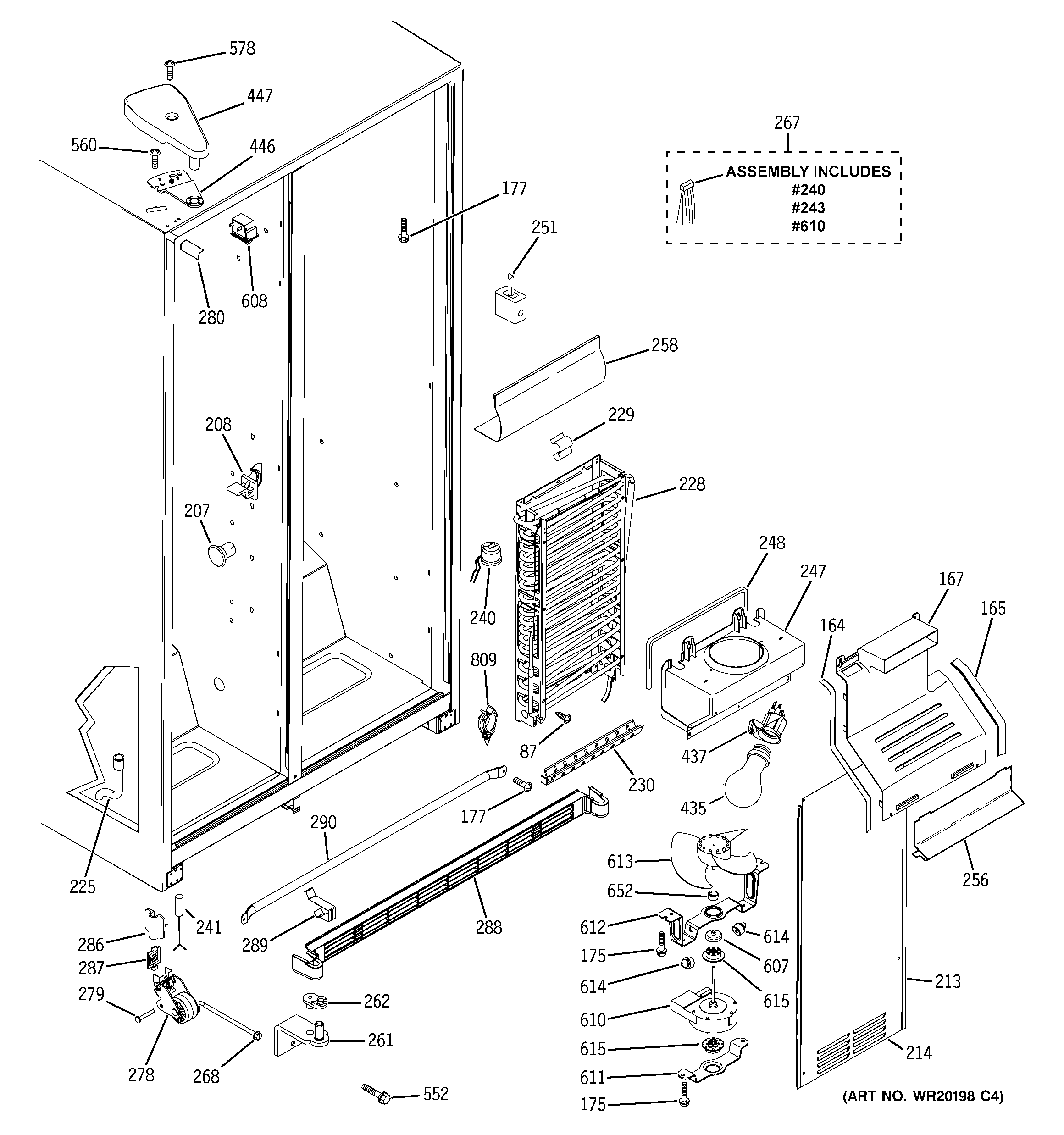 Freezer section
