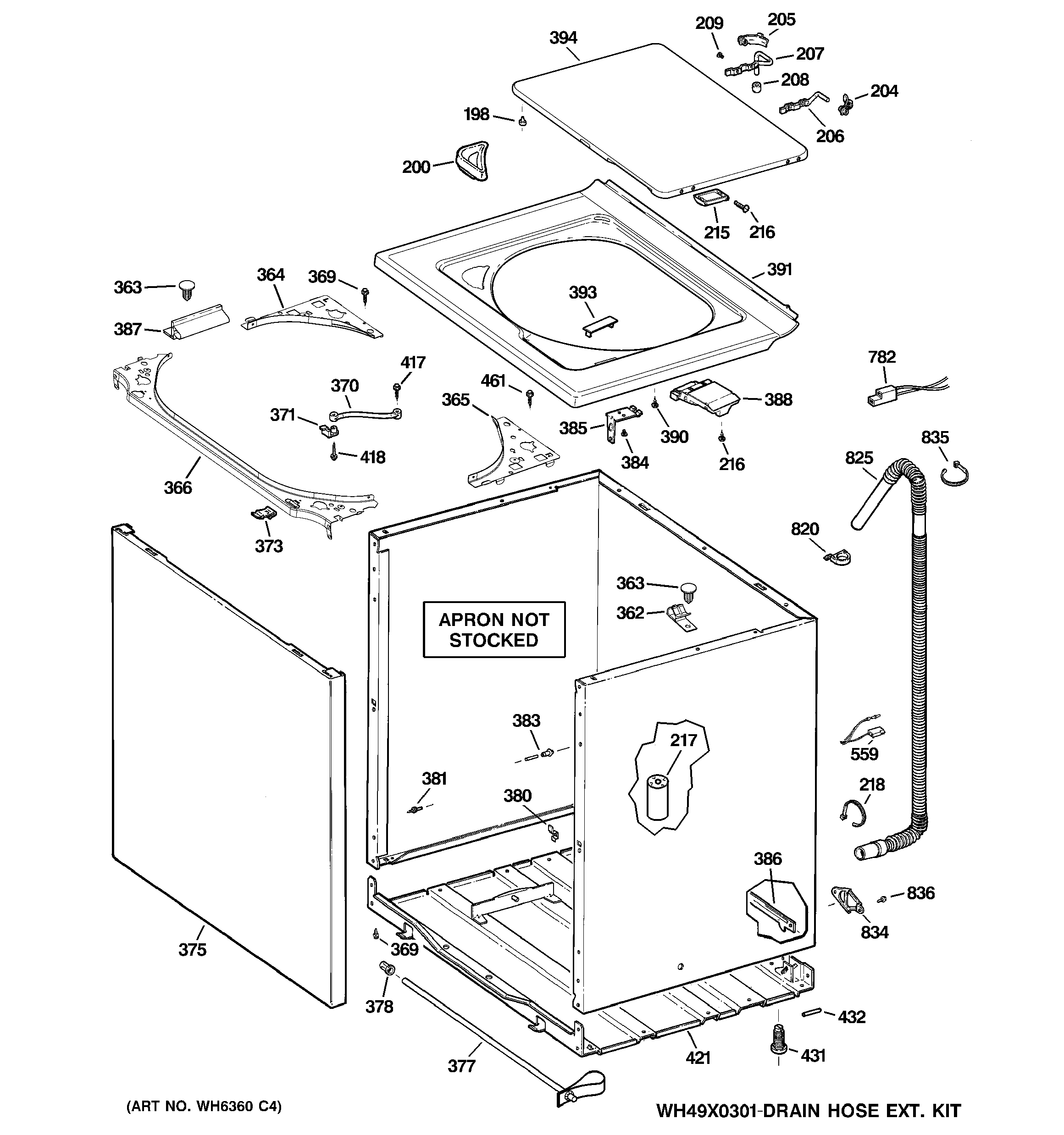 Cabinet, cover & front panel