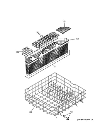 Lower rack assembly