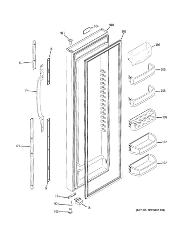Fresh food door