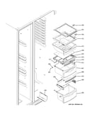 Fresh food shelves