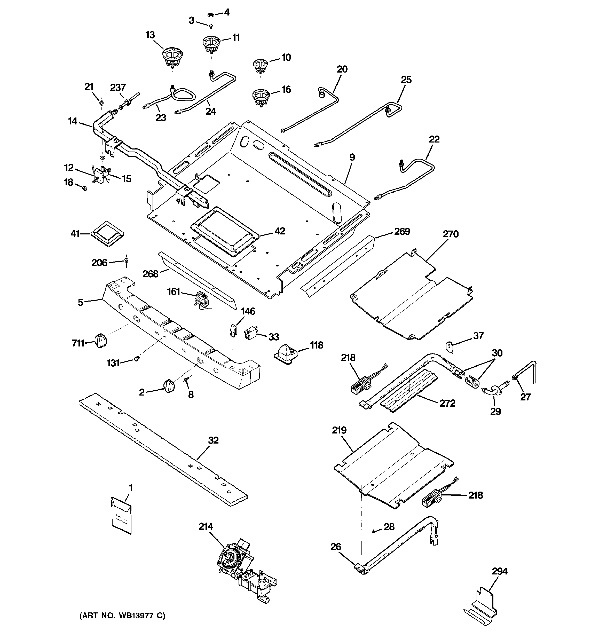 Gas & burner parts