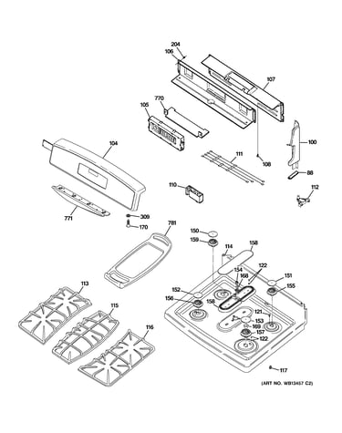 Control panel & cooktop
