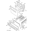 GE AGBS300PK2BB door & drawer parts diagram