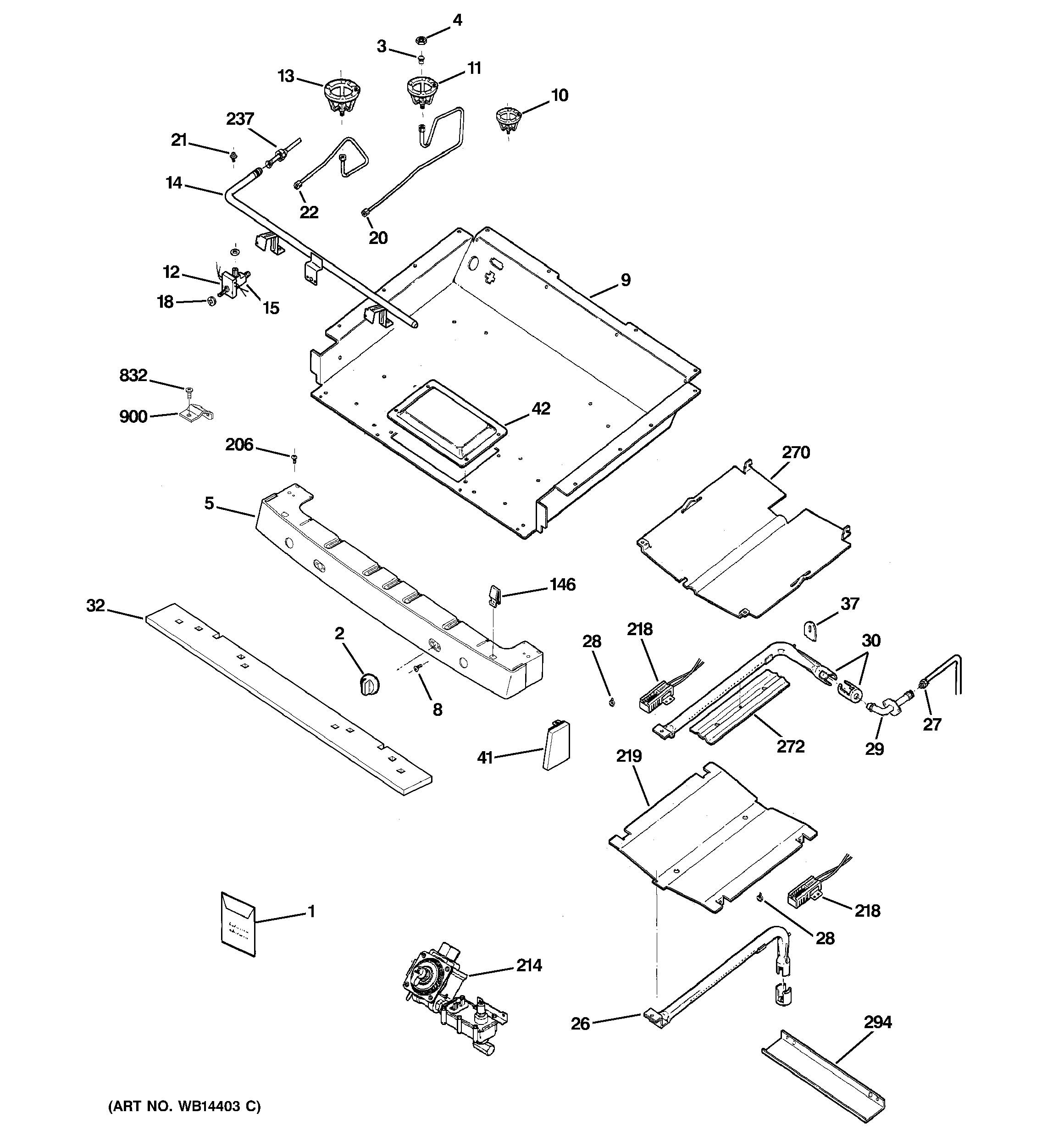 Gas & burner parts
