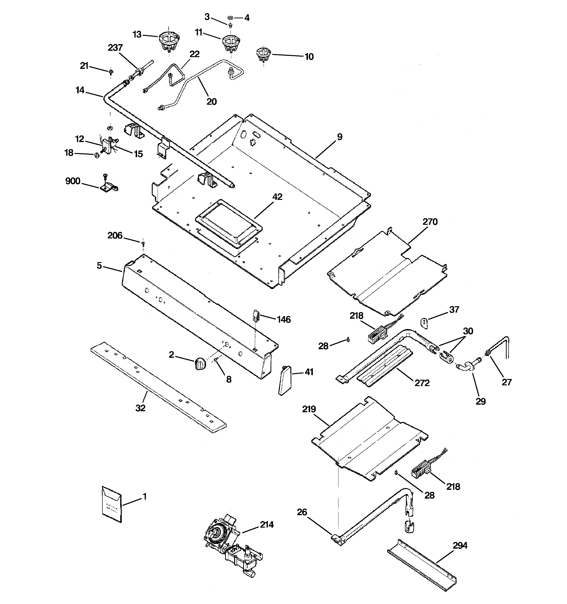 Gas & burner parts