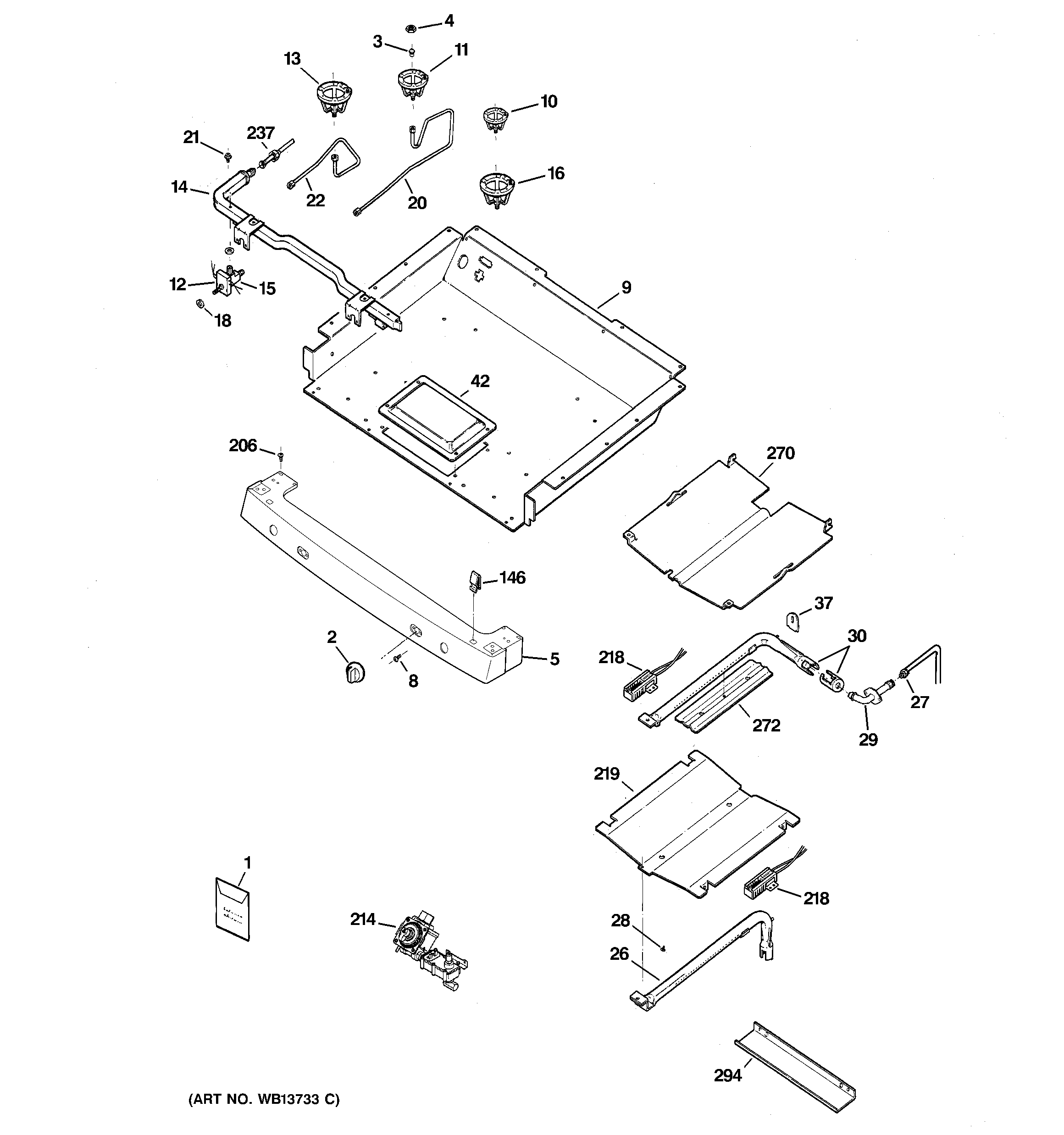 Gas & burner parts