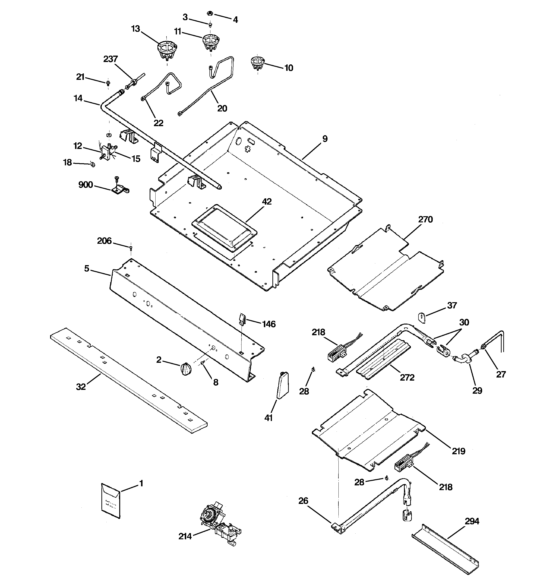 Gas & burner parts