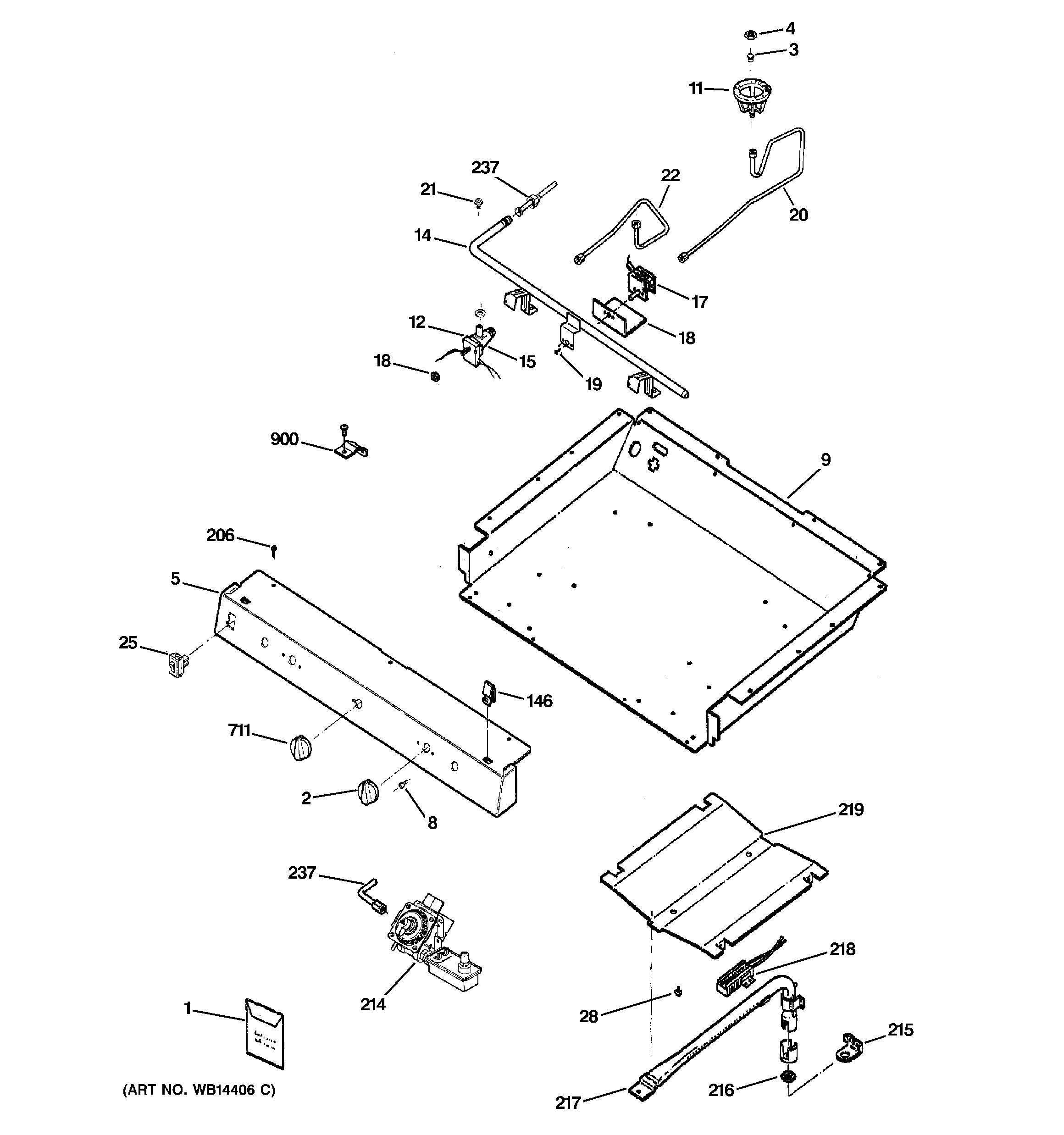 Gas & burner parts
