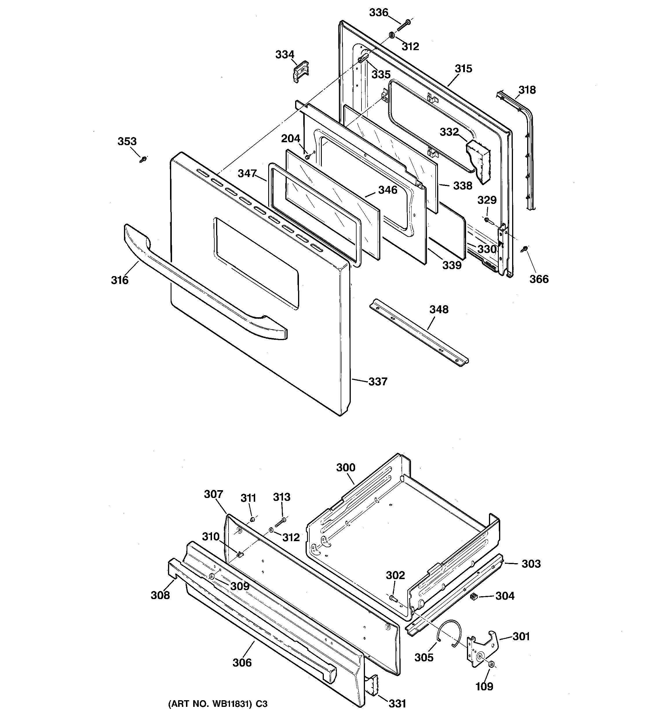 Door & drawer parts
