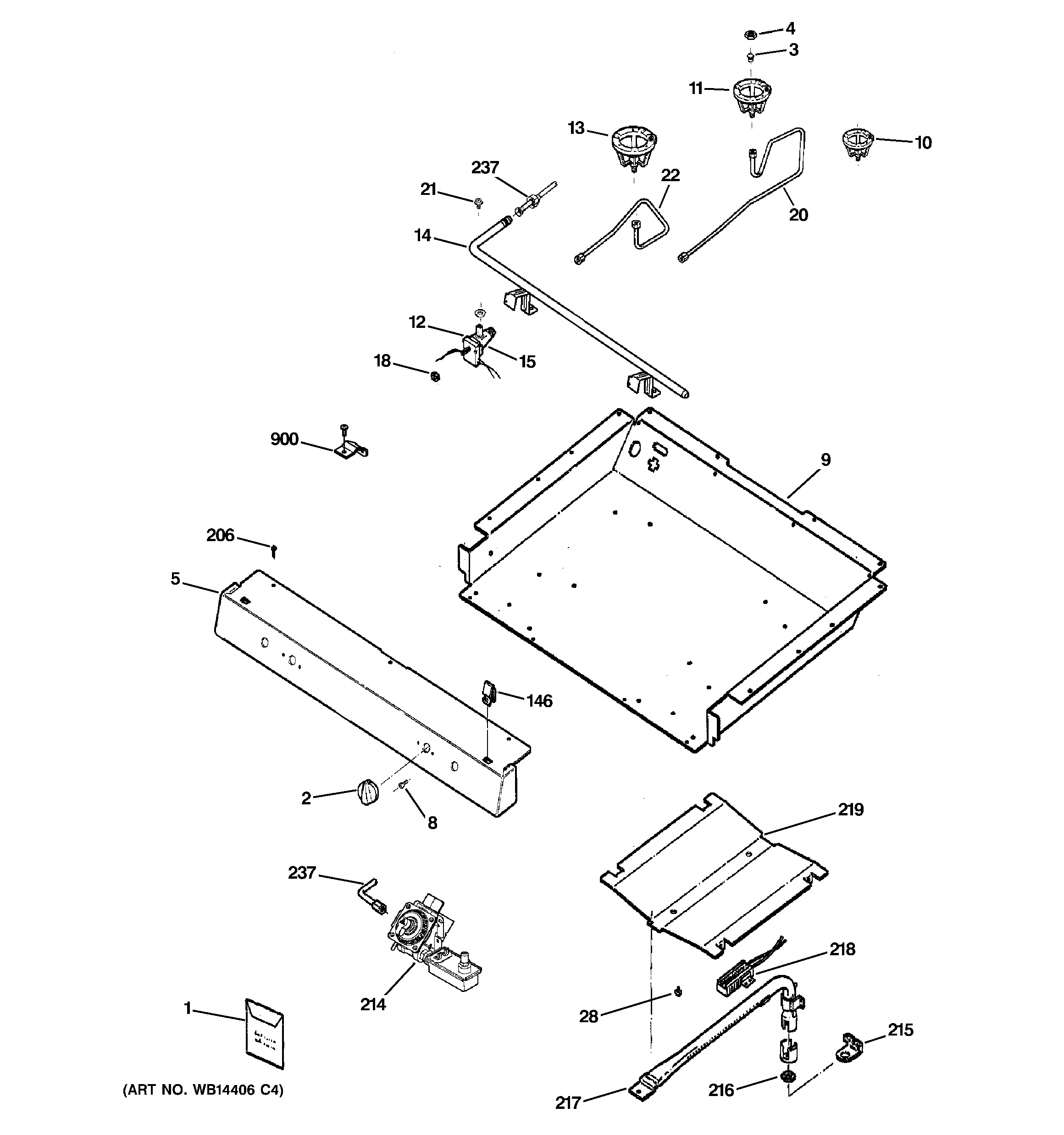 Gas & burner parts