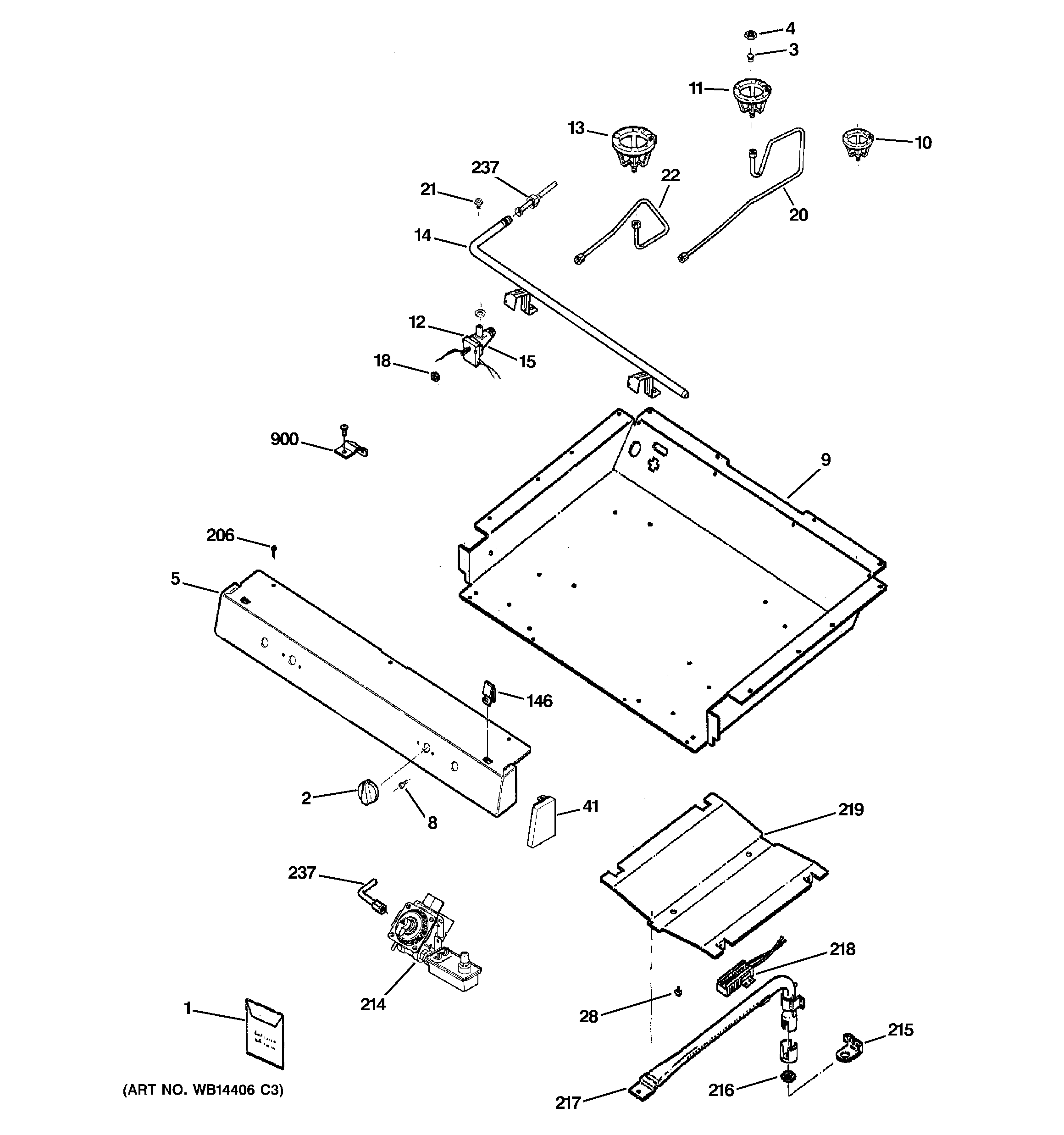 Gas & burner parts