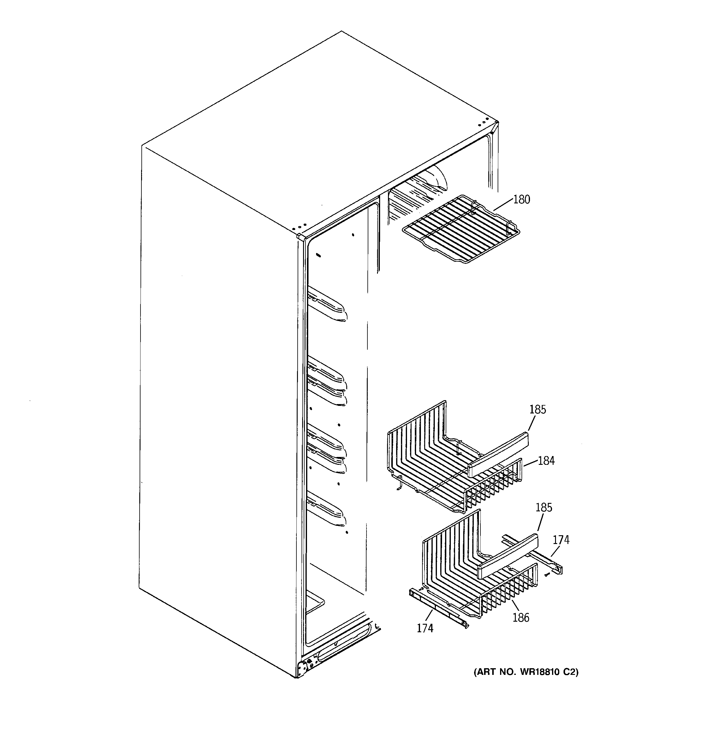 Freezer shelves