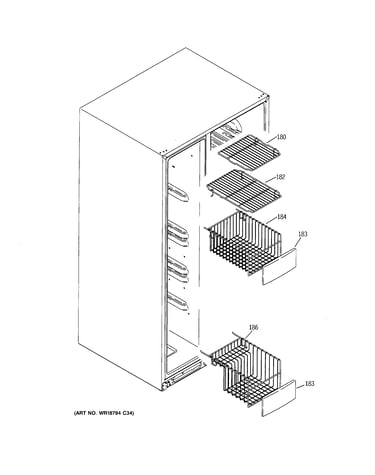Freezer shelves