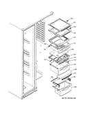 Fresh food shelves
