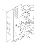 Fresh food shelves