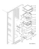 Fresh food shelves
