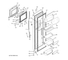 GE PSE27NHWACSS fresh food door diagram