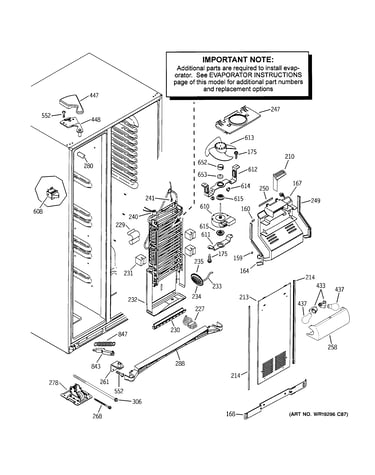 Freezer section