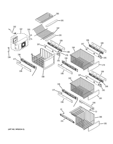 Freezer shelves