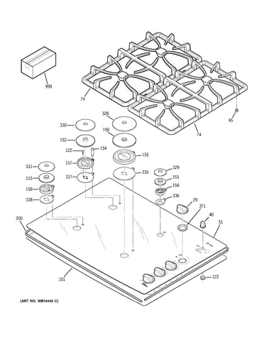 Control panel & cooktop