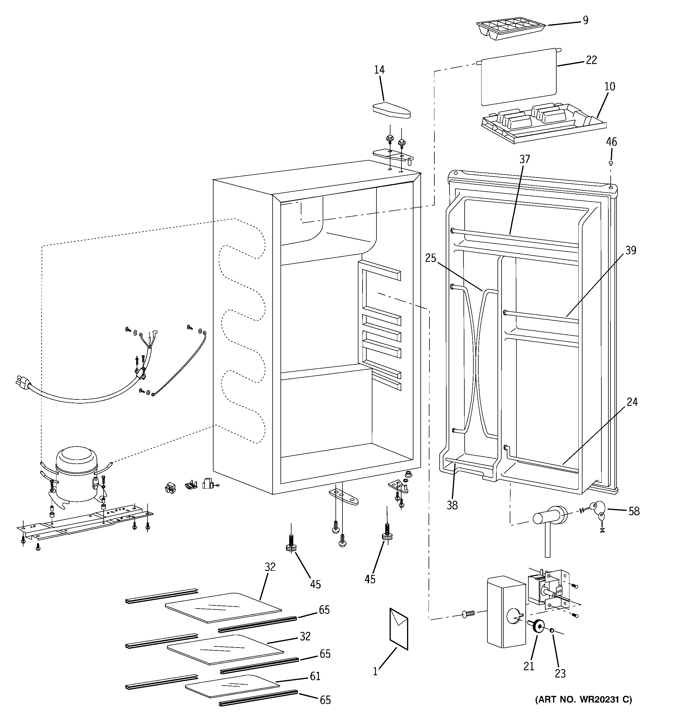 Refrigerator parts