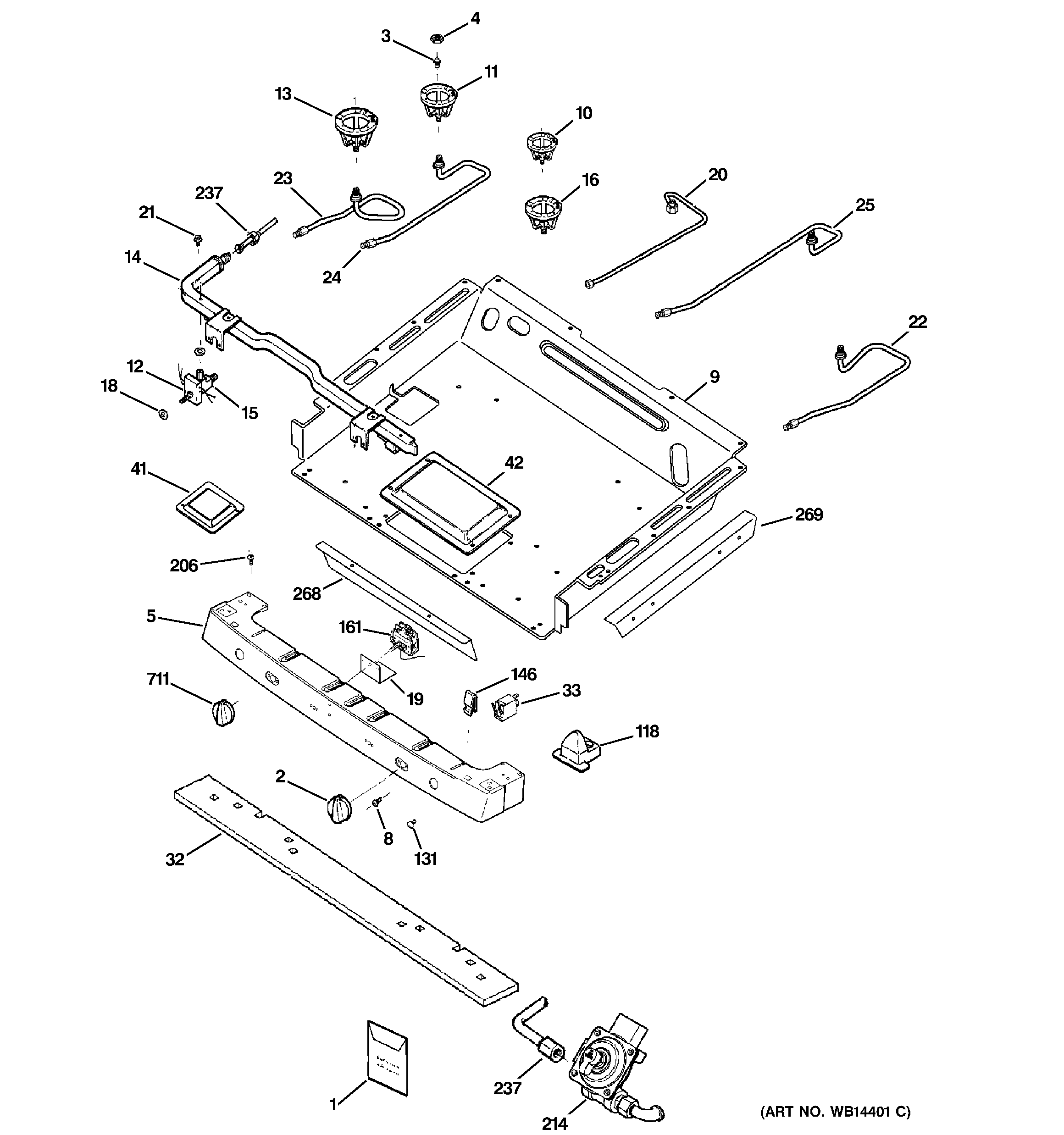 Gas & burner parts