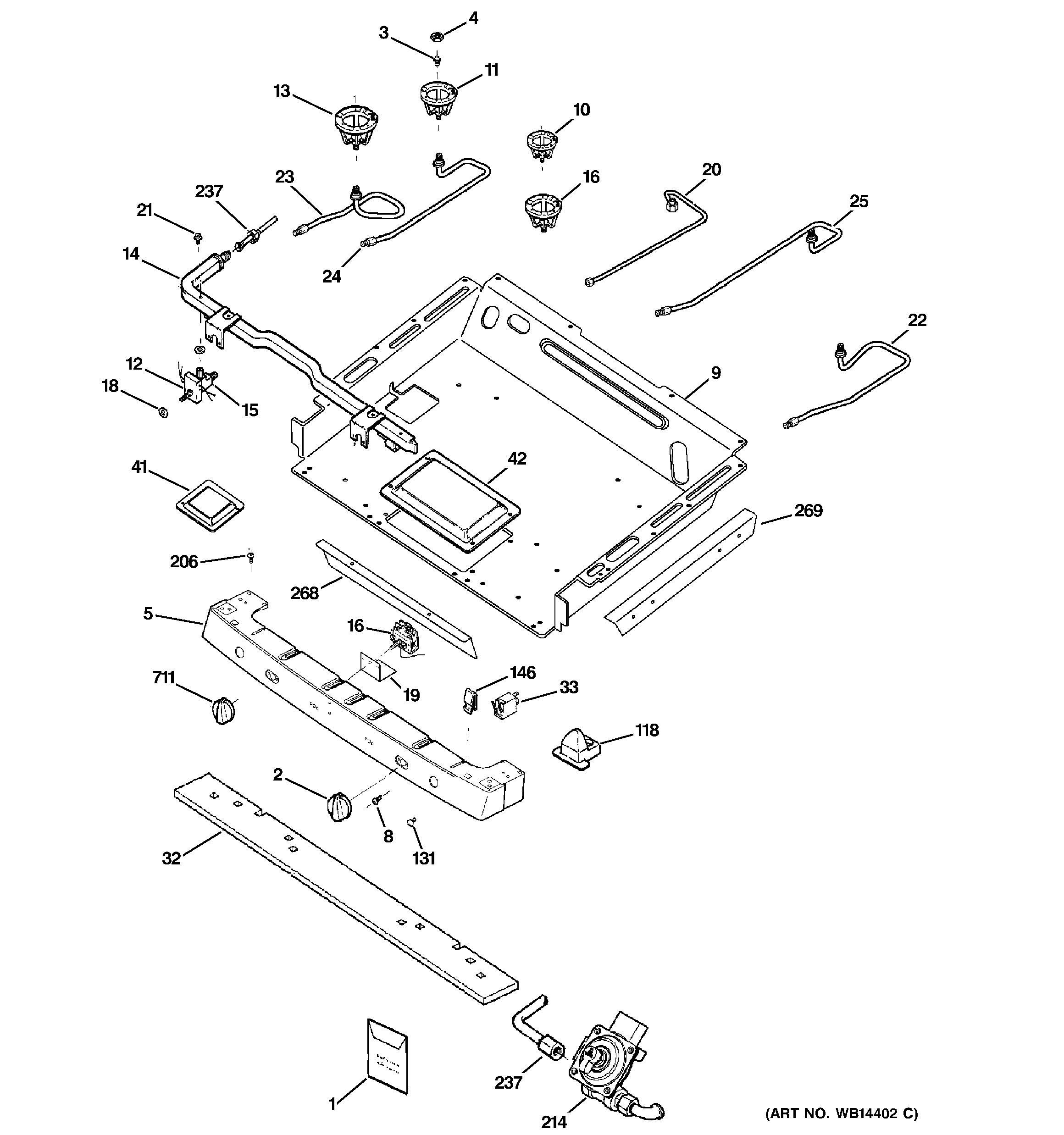 Gas & burner parts