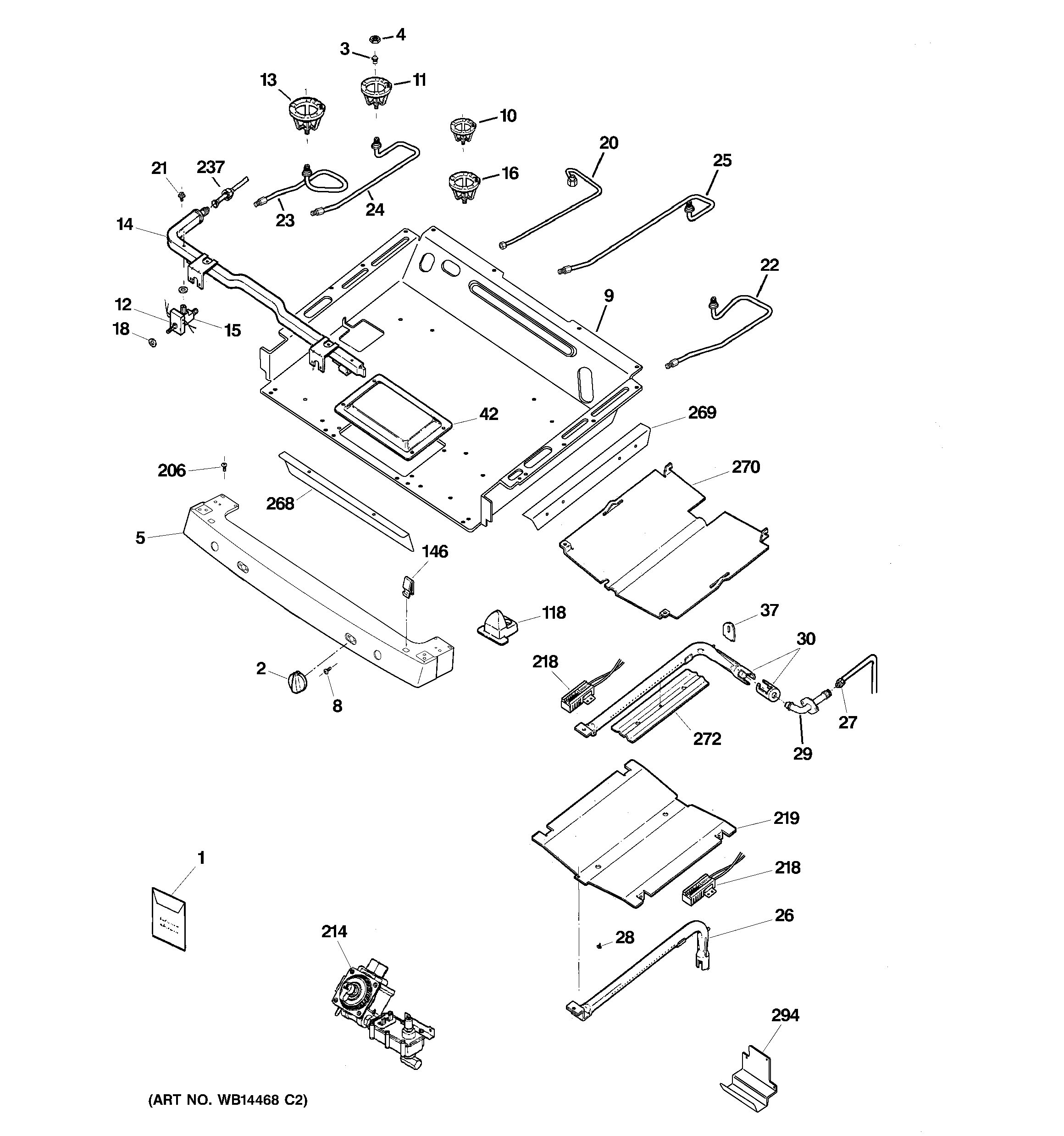 Gas & burner parts