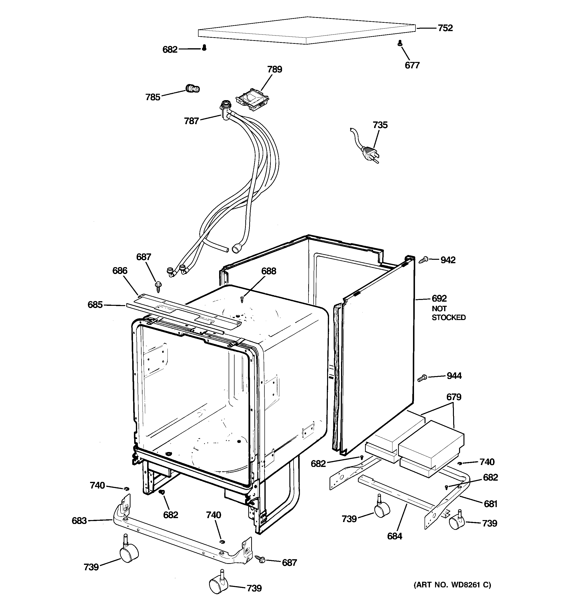 Cabinet & exterior parts