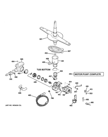 Motor-pump mechanism