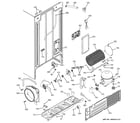 GE GSE22KETCFSS sealed system & mother board diagram