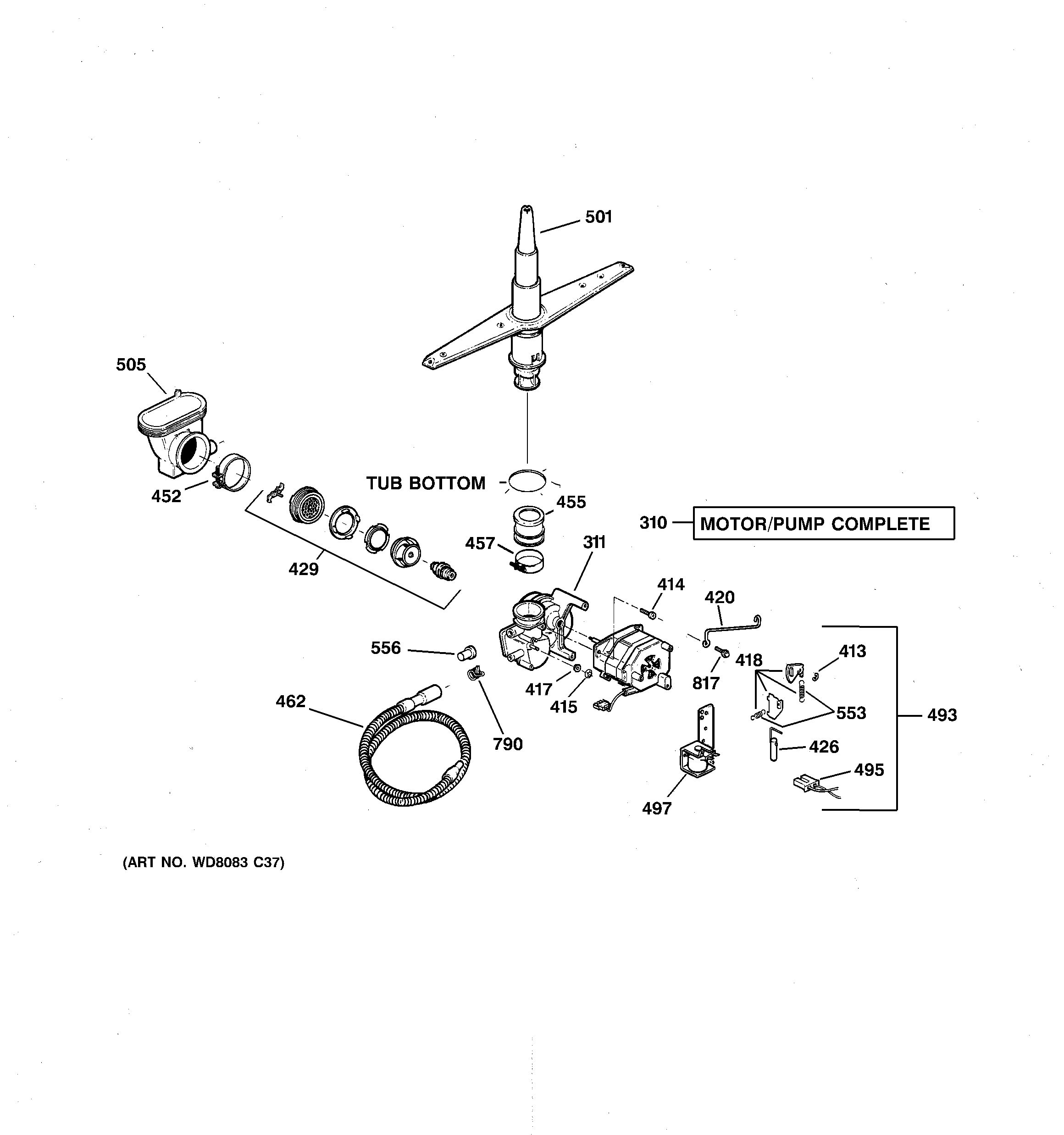 MOTOR-PUMP MECHANISM