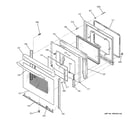 GE JCB910TK6WW door diagram