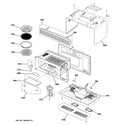 GE SCA2000FBB02 oven cavity parts diagram
