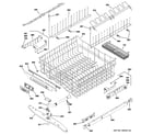 GE PDW8900N20WW upper rack assembly diagram