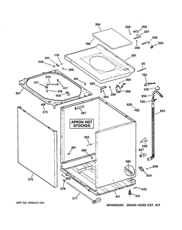 Cabinet, cover & front panel