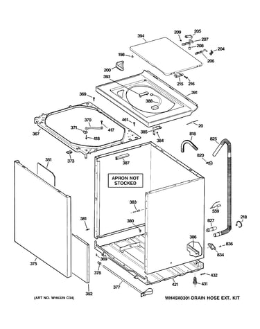 Cabinet, cover & front panel