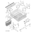 GE PDW7900N20WW upper rack assembly diagram