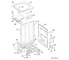 GE DCVH515EF2WW cabinet diagram