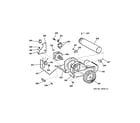 GE DCVH515EF2WW blower & motor diagram