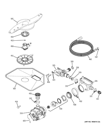 Motor-pump mechanism