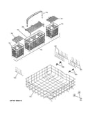 Lower rack assembly