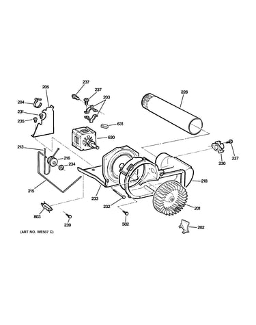 Blower & drive assembly