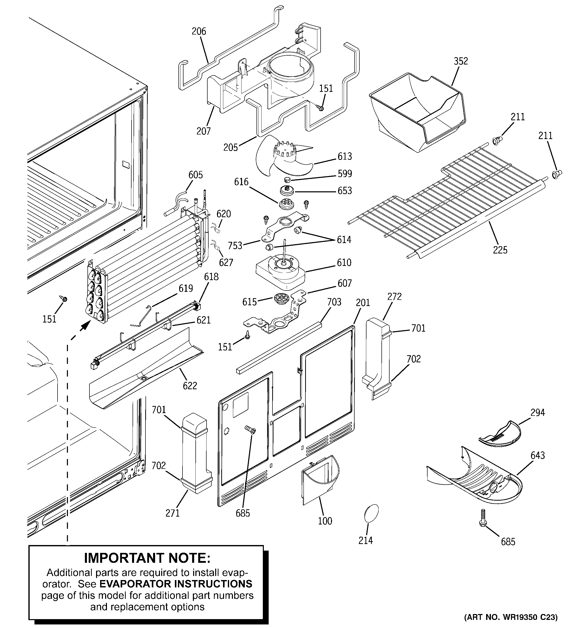 Freezer section