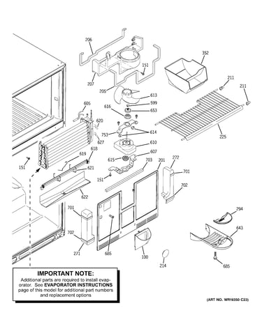 Freezer section
