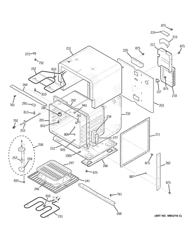 Body with microwave support