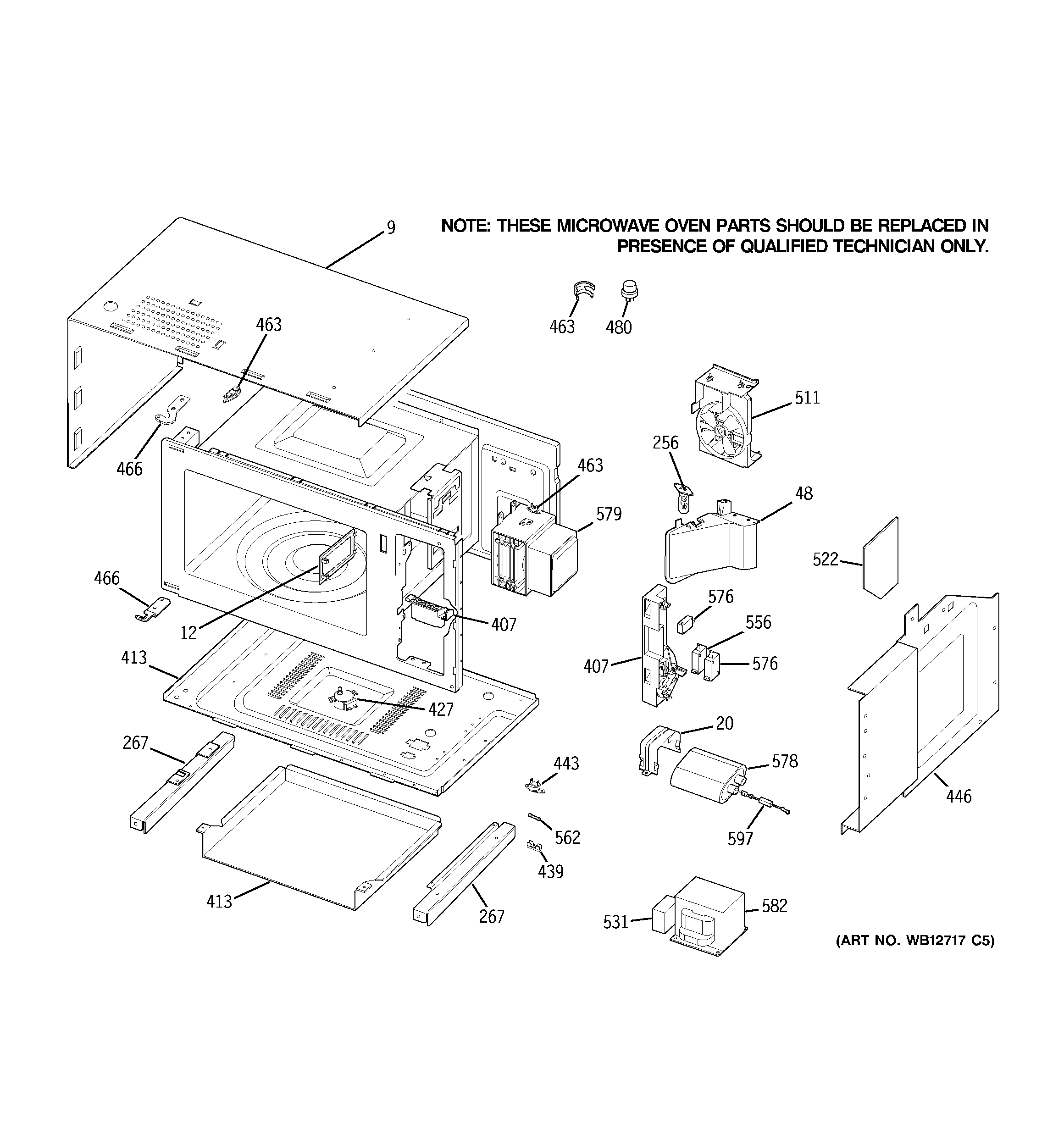 Microwave body parts